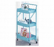 3 Layer Folding kitchen Trolley Metal Blue  - Similar Product Imag - ID 7144662