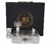 MG SHISHA SET WITH LED LIGHT BY35 CLEAR Front View - ID 7144684