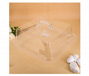 Acrylic Square Tray with Cover Crystal Design AC059  - Similar Product Imag - ID 7144692