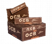 OCB Slim Brown  with Filter Premium Front View - ID 7144696