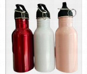 Stainless Steel Water Bottle 500ML for Hydration and Everyday Use Front View - ID 7144795