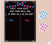 Gender reveal boy or girl voting game  - Similar Product Imag - ID 7144930