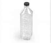 Plastic Juice Bottle  Square  Clear 2 Liter  1x5 Pieces  - Similar Product Imag - ID 7145299