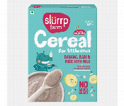 Slurrp Farm Ragi Rice and Banana with Milk Mildly Sweetened with Date Powder No Added Sugar Instant Cereal  - Similar Product Imag - ID 7145459