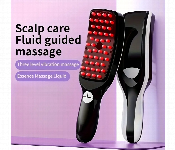 Scalp Massager Brush Red Light Multifunctional 3D Ultrasonic Vibration Atomisation Electric Massage Steam Hair Comb  - Similar Product Imag - ID 7145476