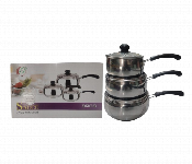 Stainless Steel Pearl Pot with Glass Lid  - Similar Product Imag - ID 7146681