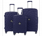 Lightweight 3 Piece Polypropylene Luggage Set Navy  - Similar Product Imag - ID 7147415