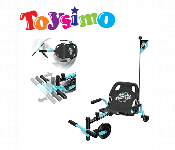 Razor Crazy Cart Shuffle Blk Teal 4 Plus  - Similar Product Imag - ID 7147423