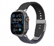 Amazing Thing Titan Chrono Silicone Band For Apple Watch 46 49Mm Grey Black  - Similar Product Imag - ID 7147536