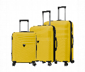 Para John 3 Pcs 8 Wheels Pp Luggage Yellow  - Similar Product Imag - ID 7147547