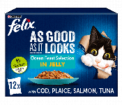 Nestle Felix As Good As It Looks Ocean Feasts In Jelly 85G  - Similar Product Imag - ID 7147592