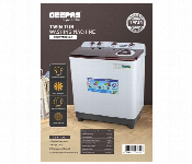 Geepas 12.0 Kg Twin Tub Semi Automatic Washing Machine Gswm18043  - Similar Product Imag - ID 7147695