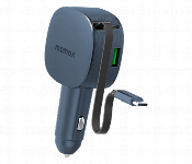 One Move  Dual Port 60W Car Charger With Built In Cable  - Similar Product Imag - ID 7147709