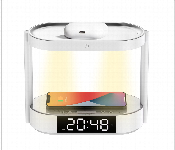 Porodo Bedside Lamp With Wireless Charger And Digital Clock  - Similar Product Imag - ID 7147870