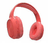 Porodo Pure Bass Fm Wireless Headphone Red  - Similar Product Imag - ID 7147919