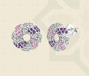 The Crystal Doughnut Earrings 4252  - Similar Product Imag - ID 7147985