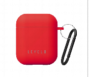 Levelo Gorra Hybrid Silicone Airpods 1Or2 Case Red  - Similar Product Imag - ID 7147990