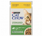 Cat Chow Sterilised  Grilled Chicken And Eggplant Flavour 1 Box . 26 Piece  - Similar Product Imag - ID 7147993