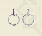 The Silver Circle Earrings 4253  - Similar Product Imag - ID 7147995