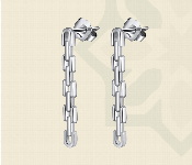 The Silver Cascade Earrings 4256  - Similar Product Imag - ID 7148000