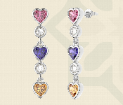 The Heart Fall Sterling Silver Earrings 4257  - Similar Product Imag - ID 7148002