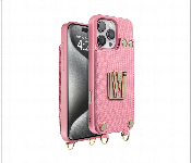 Levelo Serena Leather Case For Iphone 16 Pro Pink  - Similar Product Imag - ID 7148055