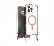 Levelo Celeste Magsafe Case With Crossbody Strap For Iphone 16 Pro Orange  - Similar Product Imag - ID 7148061