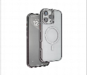 Levelo Elio Pc Case With Camera Ring Stand For Iphone 16 Pro Silver  - Similar Product Imag - ID 7148087