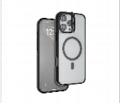 Levelo Elio Pc Case With Camera Ring Stand For Iphone 16 Pro Max Black  - Similar Product Imag - ID 7148088
