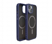 Levelo Magsafe Kayo Iphone 14 Matte Back Case Blue  - Similar Product Imag - ID 7148315
