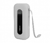 Porodo 10000Mah Power Bank 58Cm Retractable Type C Cable White  - Similar Product Imag - ID 7148341