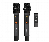 Porodo Soundtec Duo Mic Aluminum Rechargeable Microphone  - Similar Product Imag - ID 7148380