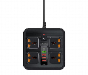 Porodo Multi Port Universal Ac Sockets 3M  - Similar Product Imag - ID 7148439