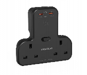 Porodo Multi Port Wall Socket Black  - Similar Product Imag - ID 7148496