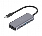 Porodo 4In1 Usb C Hub Type C Pd 100W Hdmi Usb 3.5Mm Aux Grey  - Similar Product Imag - ID 7148548