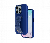 Levelo Morphix Silicone Case With Leather Grip For Iphone 15 Pro Max Deep Blue  - Similar Product Imag - ID 7148637