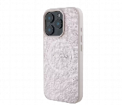 Guess Magsafe Saffiano Pu Hard Case With Peony Classic Logo For Iphone 16 Pro  - Similar Product Imag - ID 7148656