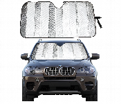 Metallic Foldable Reflective Windshield Sun Shade  - Similar Product Imag - ID 7148926