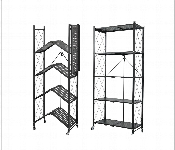 Foldable 5 Tier Storage Shelf Trolley  - Similar Product Imag - ID 7149000