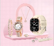 8 In 1 Womens Smart Watch And Jewelry Gift Set Bluetooth Fitness Watch Combo With Gift Box For Loved Ones  - Similar Product Imag - ID 7149346