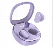 Xundd Tws Bluetooth Earbuds Purple Crystal Clear Sound Touch Control  - Similar Product Imag - ID 7149360