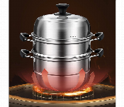Vsnoon 3 Tier Steamer Pot For Cooking Made With High Grade Materials Perfect Present For Your Baker Loved One  - Similar Product Imag - ID 7149519
