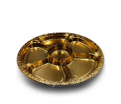 Q Pac Sushi Container Gold Round Grid Big Sm1 2101 5 Pieces  Sgrbx5  - Similar Product Imag - ID 7149641
