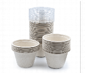 Q Pac Sugarcane Sauce Cup 4Oz With Clear Lid 25 Pieces  Sc4Sc25  - Similar Product Imag - ID 7149645