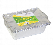 Q Pac Aluminium 2100Ml Rectangle Pot 300 1X3 Pieces  Arp2100 300 Qp1X3  - Similar Product Imag - ID 7149735