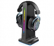 Porodo Gaming Rgb Dynamic Sound Lighting Headphone Stand With Cable Storage  - Similar Product Imag - ID 7149771