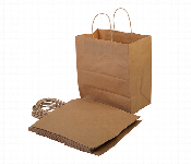 Q Pac Kraft Carry Bag 38X24X32 One Packet  10 Pcs  - Similar Product Imag - ID 7149828