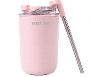 Green Lion Vacuum Travel Mug Lite  280 Ml Pink  - Similar Product Imag - ID 7149880