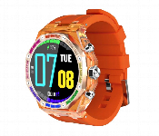 Porodo Transparent Cristallo Ap Smart Watch Orange  - Similar Product Imag - ID 7150000