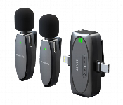 Porodo Dual Connector Lavalier Microphone Dual Mic Black  - Similar Product Imag - ID 7150008